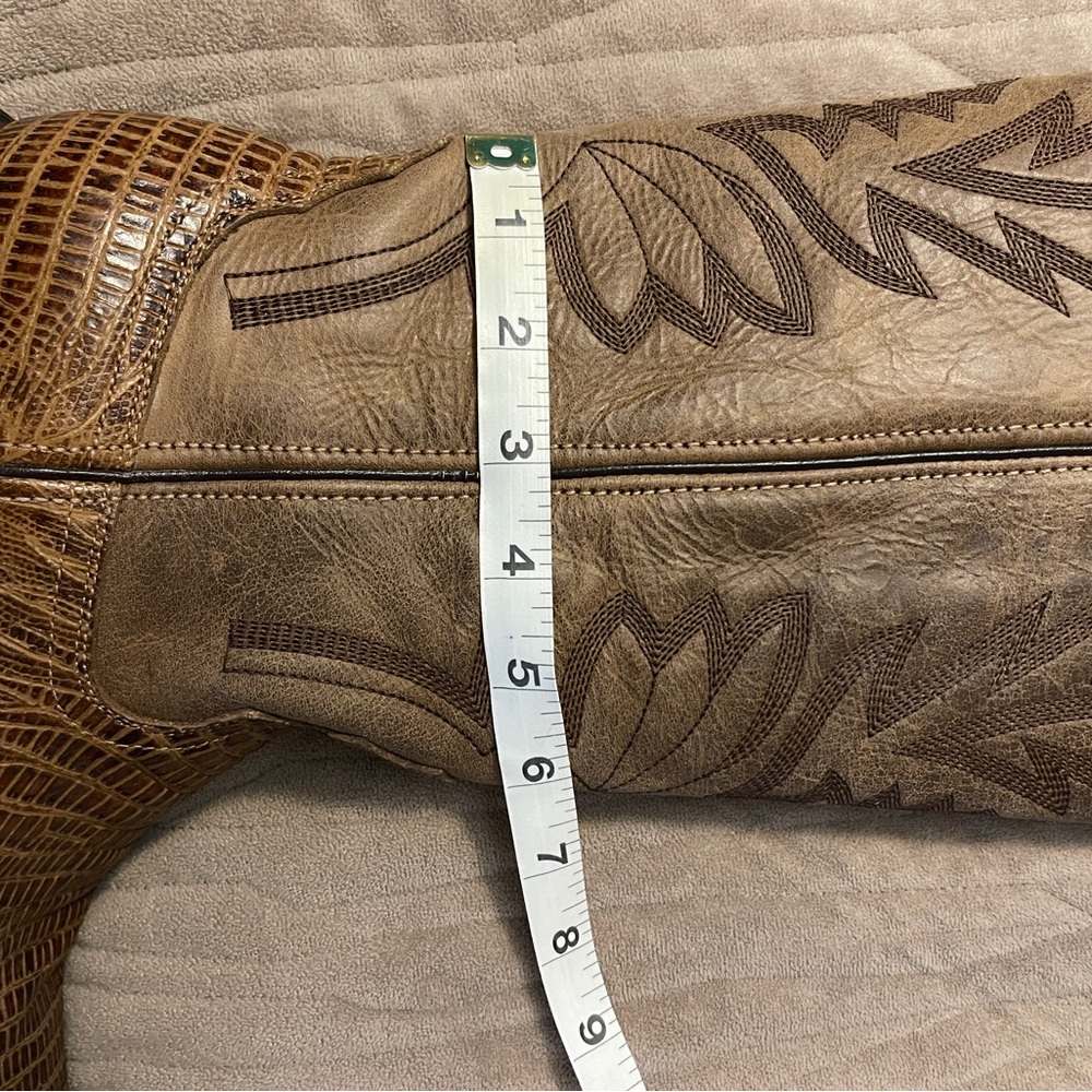 Rock’em Women’s Brown Tall Cowboy Boots - Picture 9 of 10